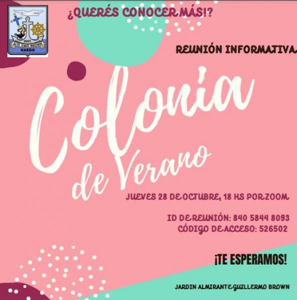 Colonia 2021-2022 en el Brown